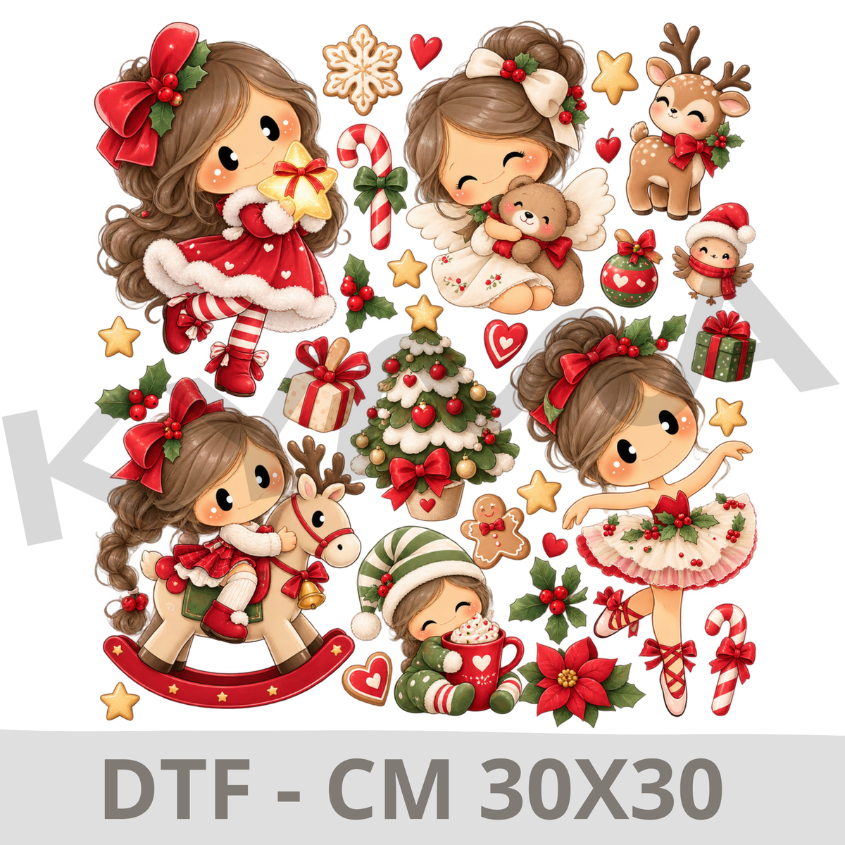 Dulce Navidad – DTF 30x30 cm