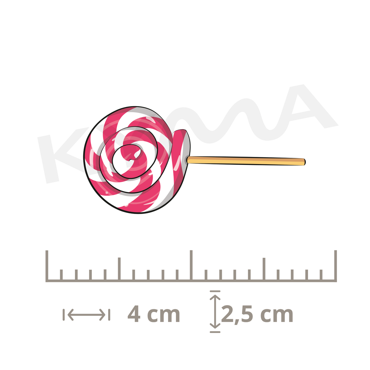 Piruleta Rosa DTF