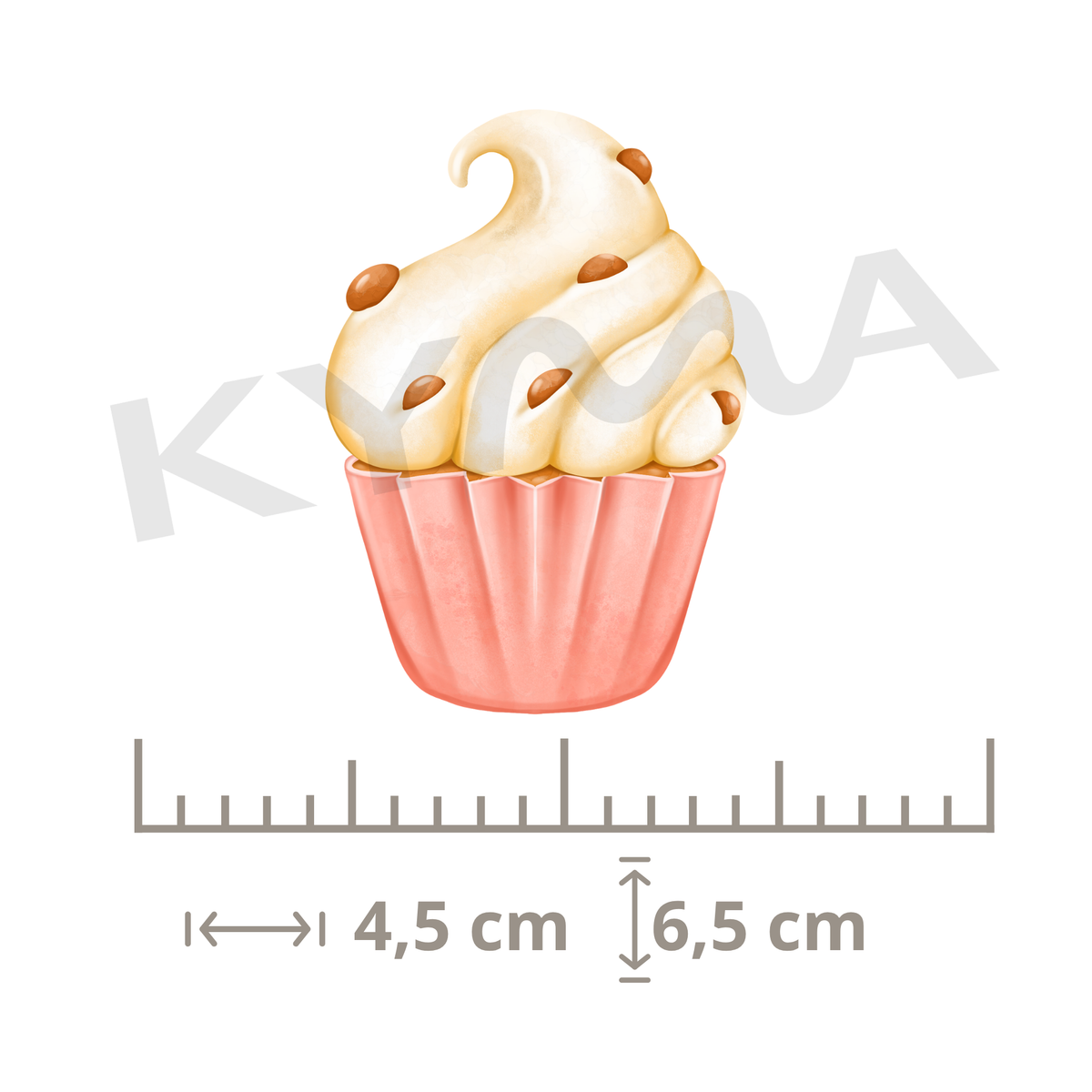 Cupcake Vainilla DTF