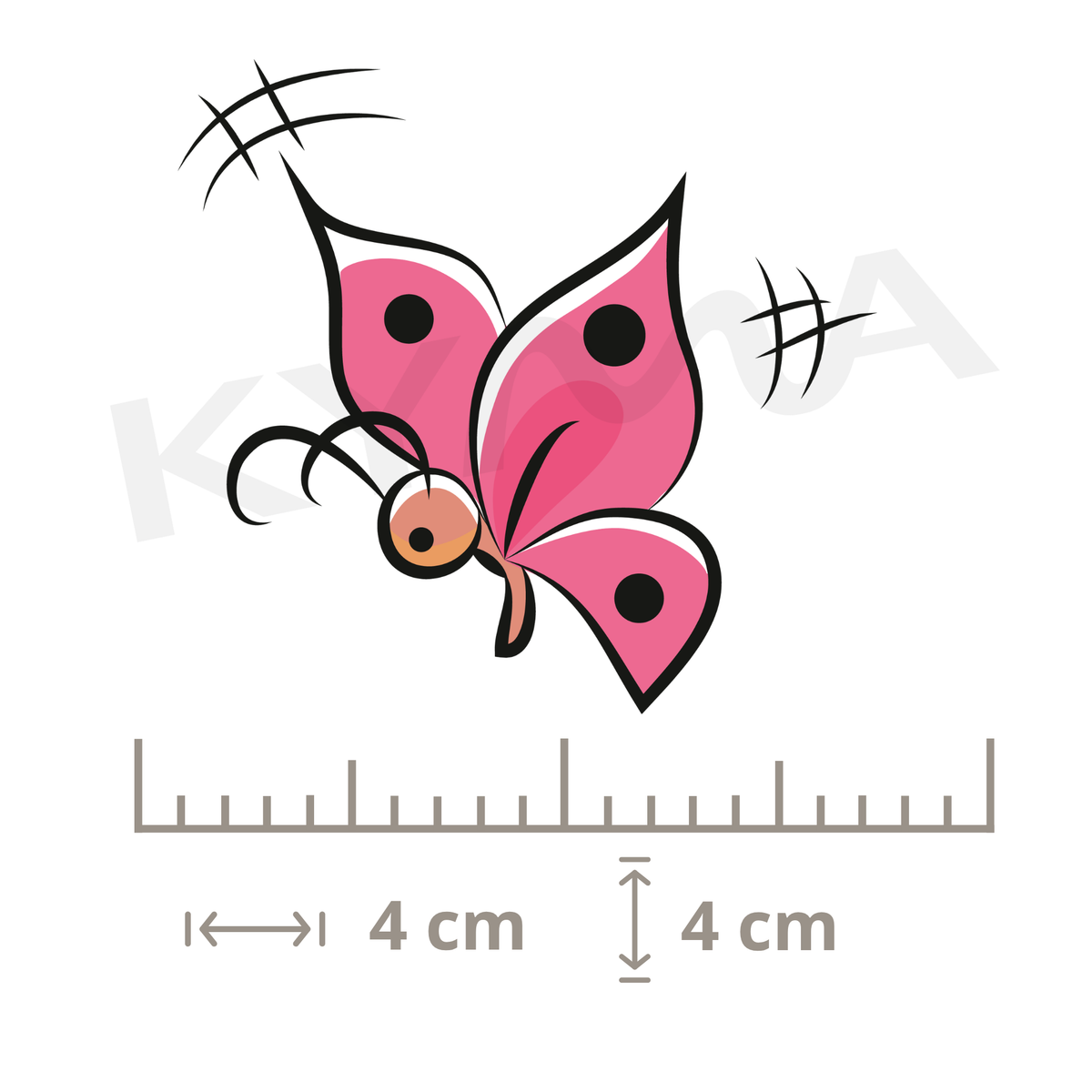 Mariposa Rosa DTF