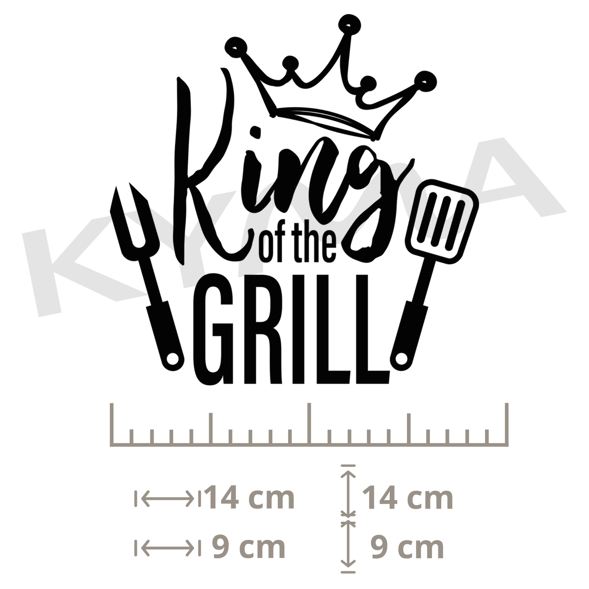King of the Grill Transfer DTF
