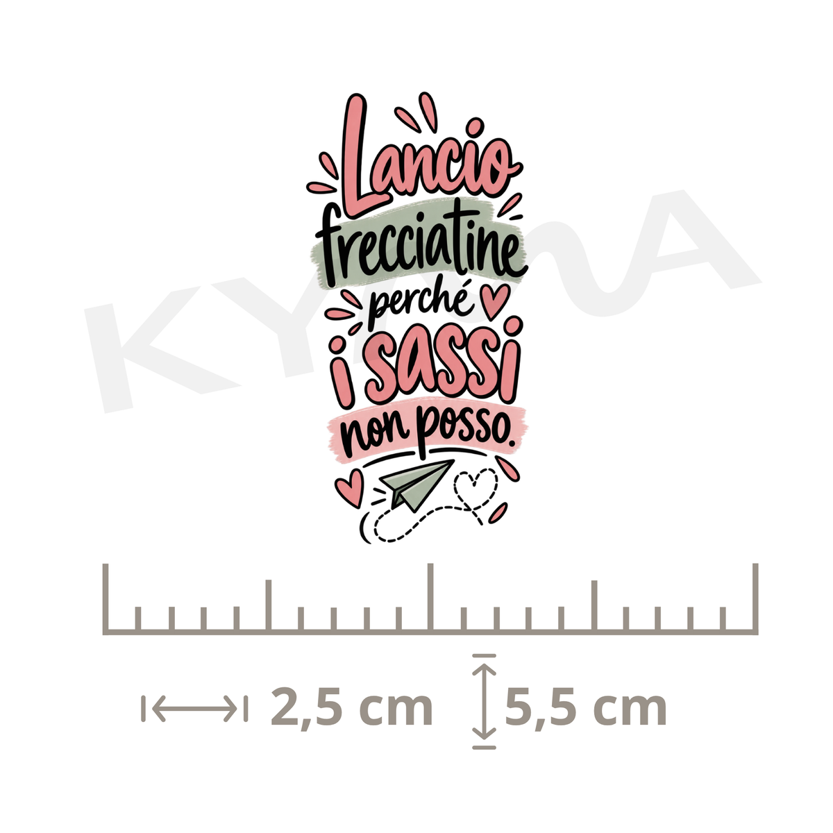 Lancio Frecciatine DTF