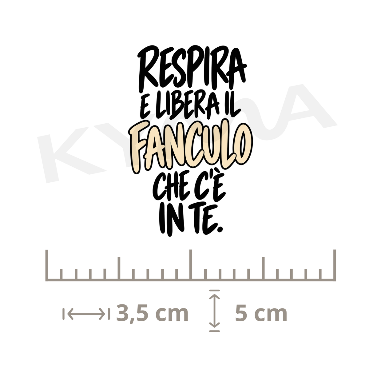 Respira e Libera il F DTF