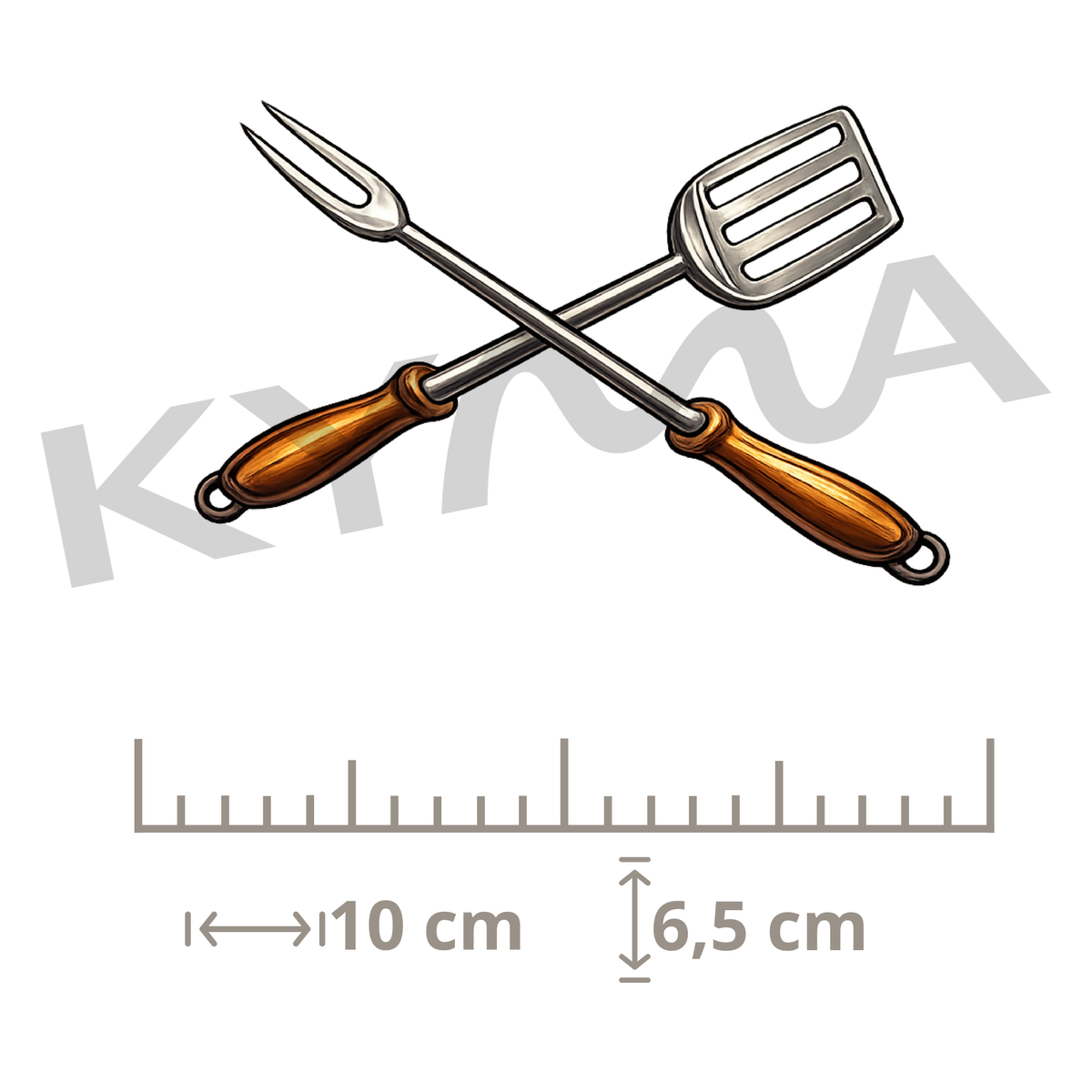 Utensilios BBQ Transfer DTF