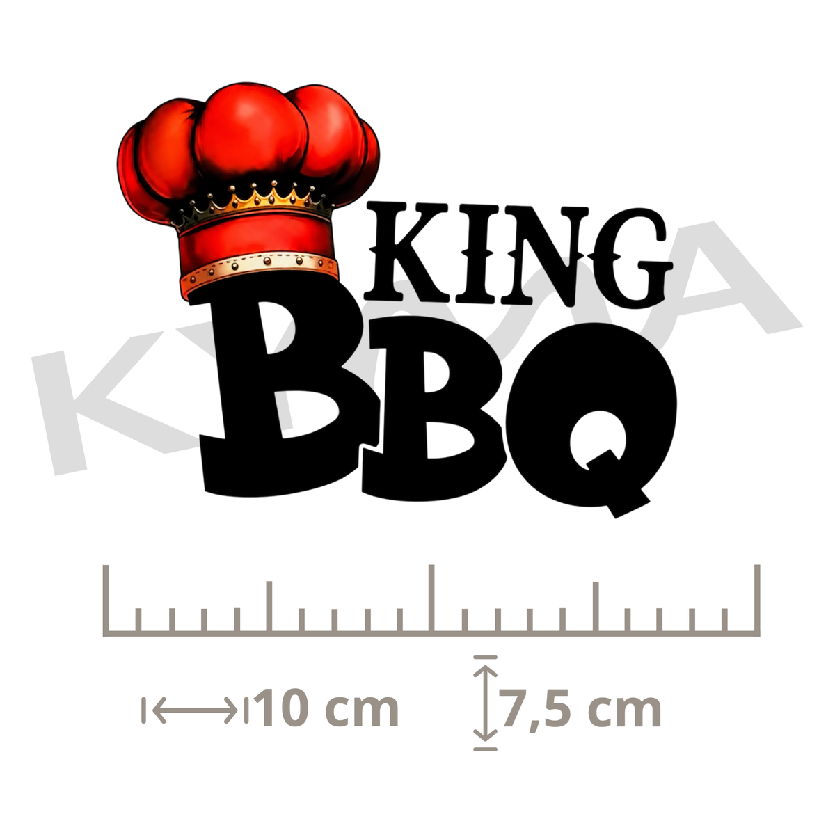 King BBQ Transfer DTF