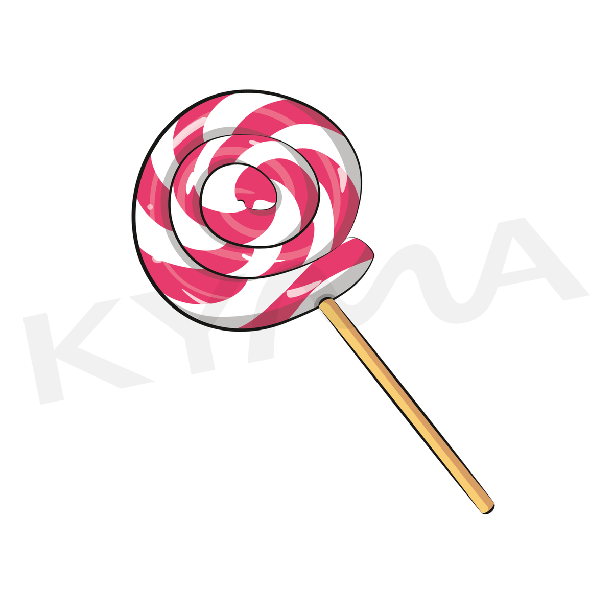 Piruleta Rosa DTF