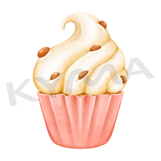 Cupcake Vainilla DTF