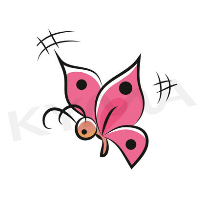 Mariposa Rosa DTF