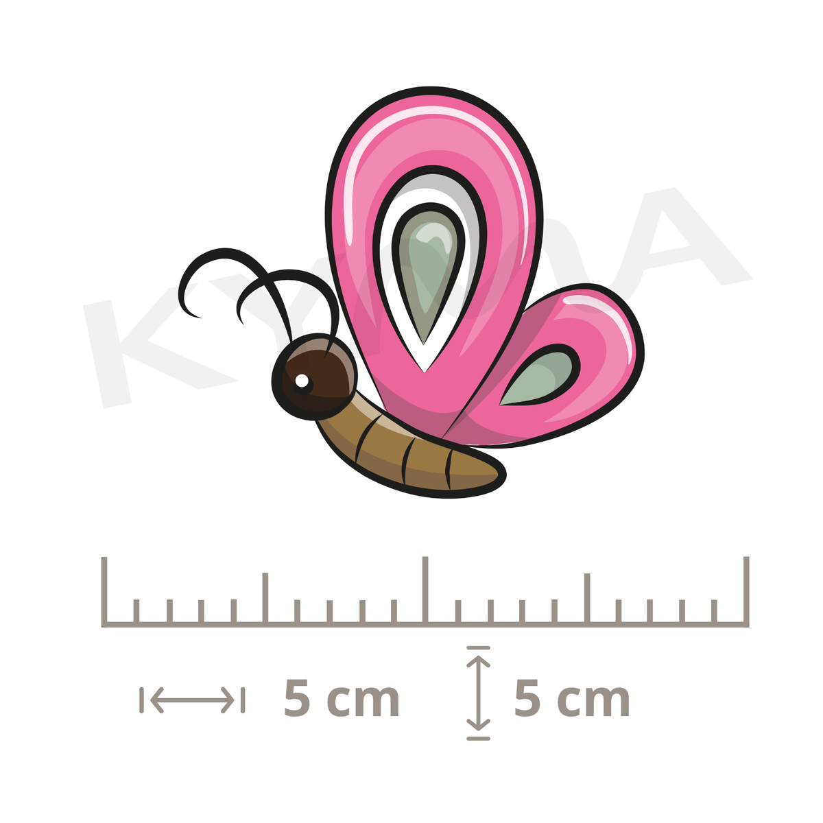 Mariposa Rosa DTF