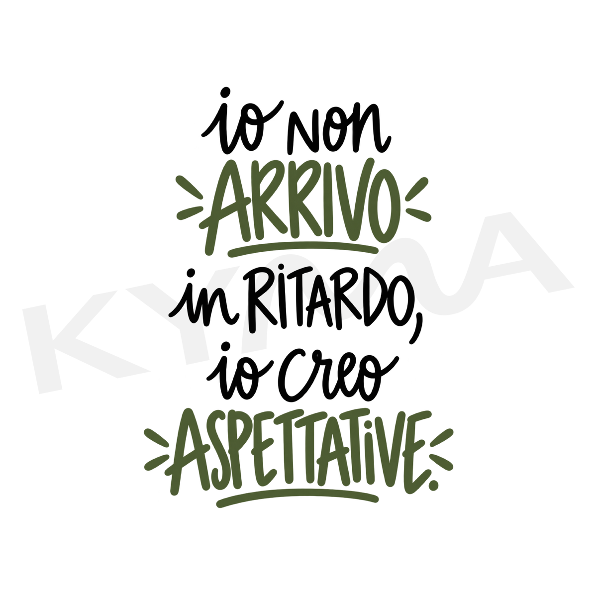 Io Non Arrivo in Ritardo DTF