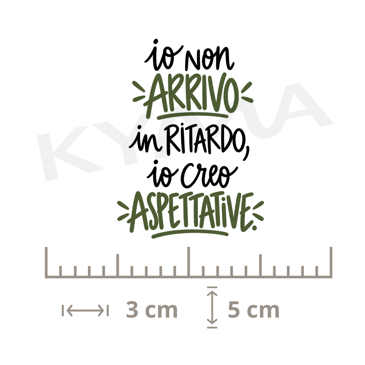 Io Non Arrivo in Ritardo DTF
