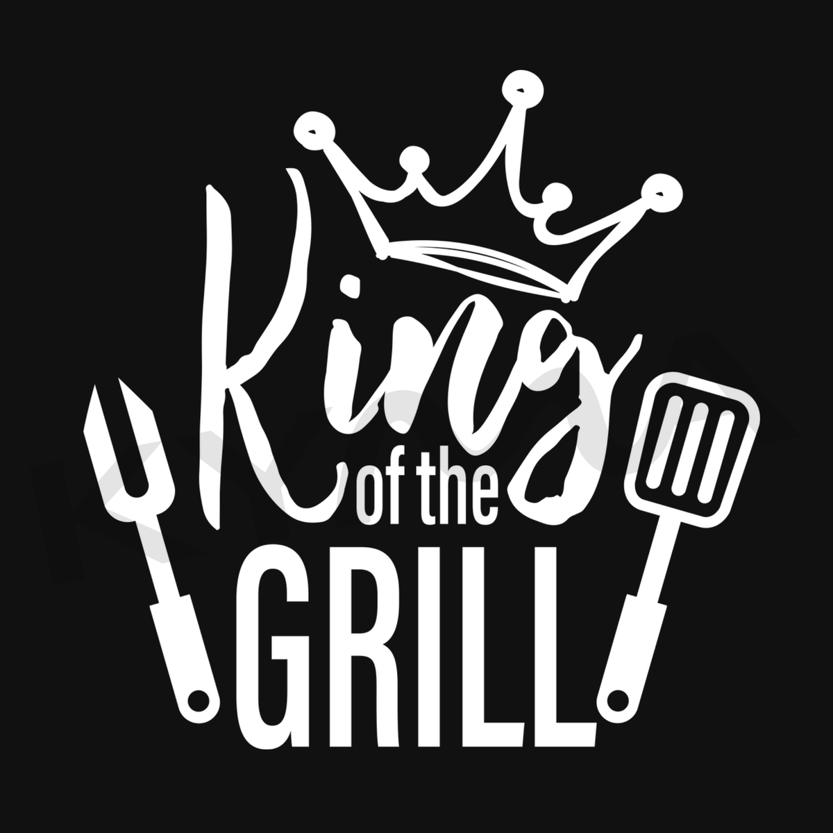 King of the Grill Transfer DTF