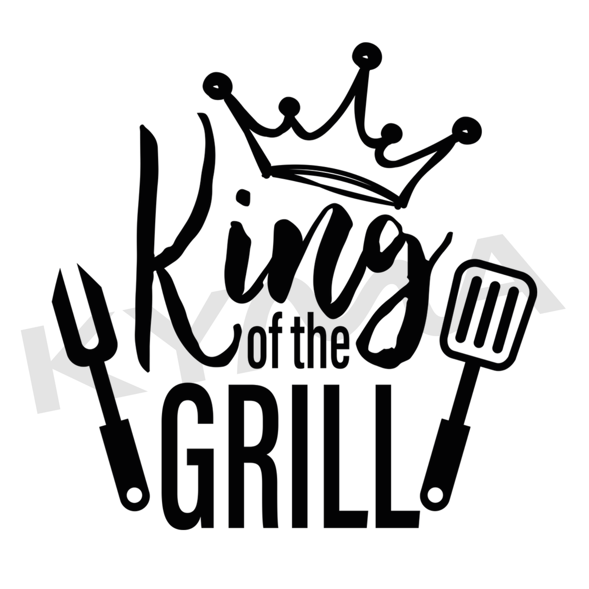 King of the Grill Transfer DTF