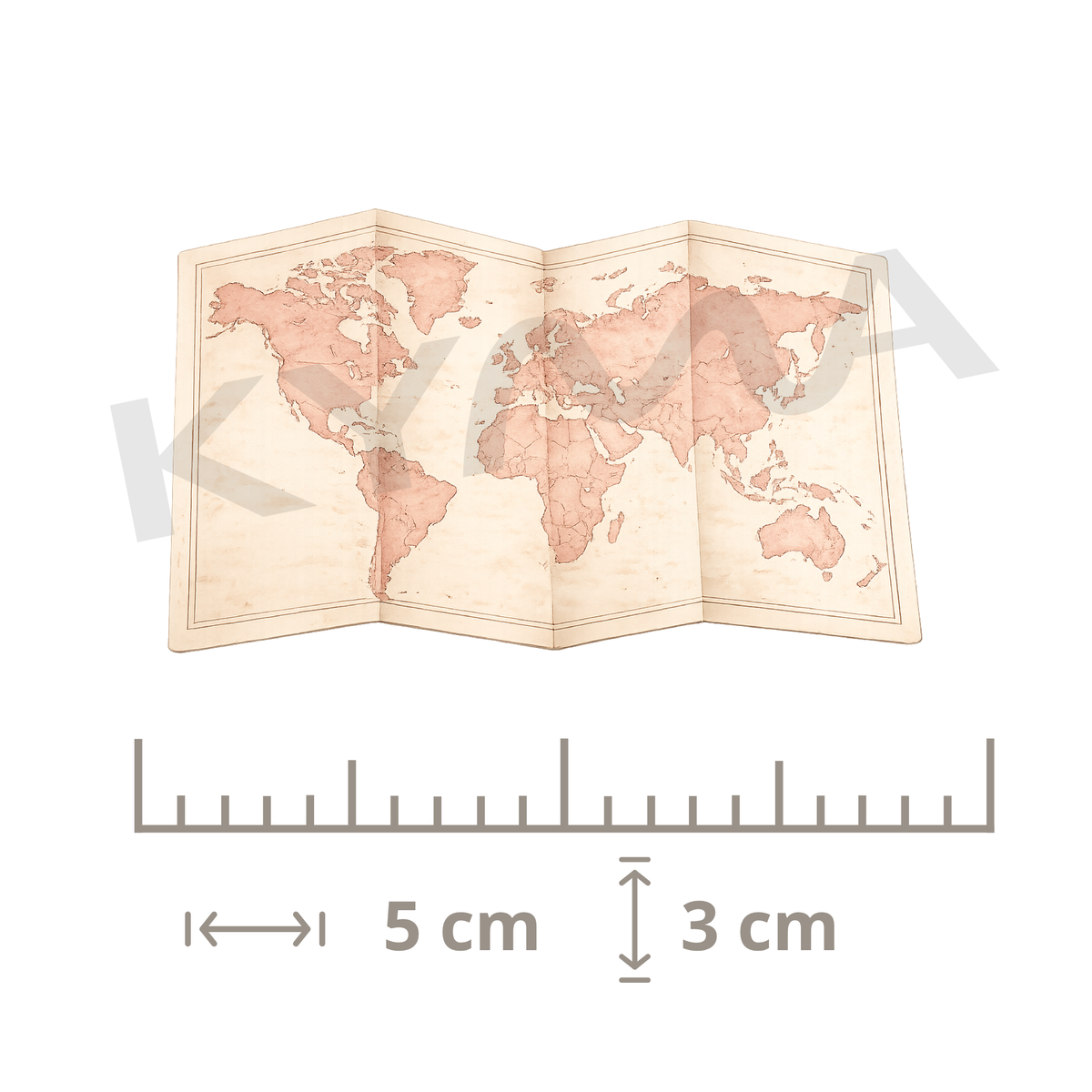 Mapa Mundo DTF