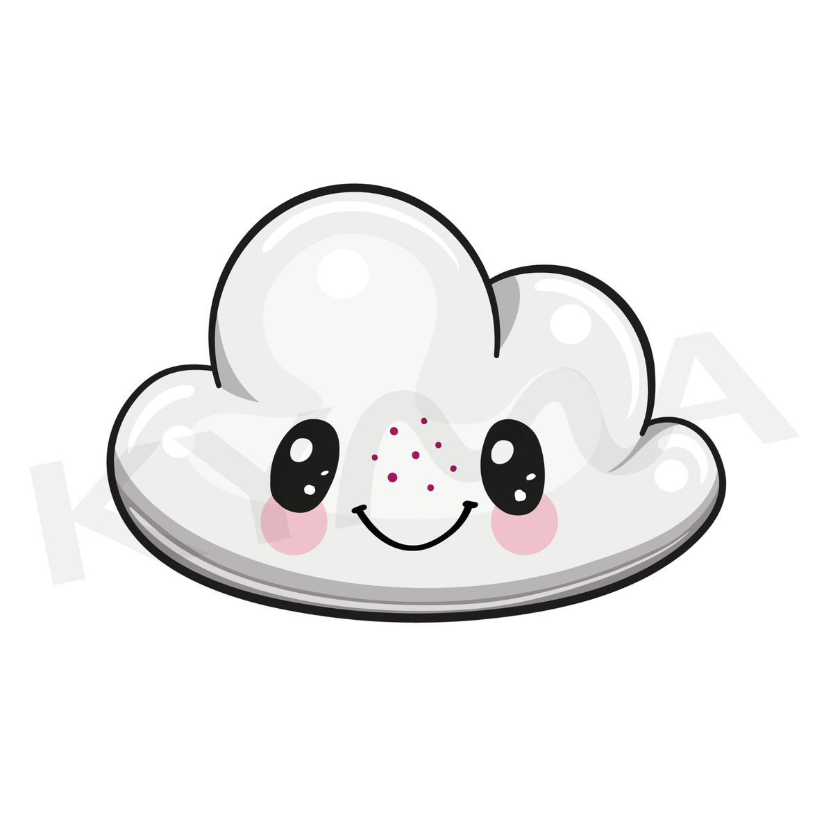 Nube Sonriente DTF