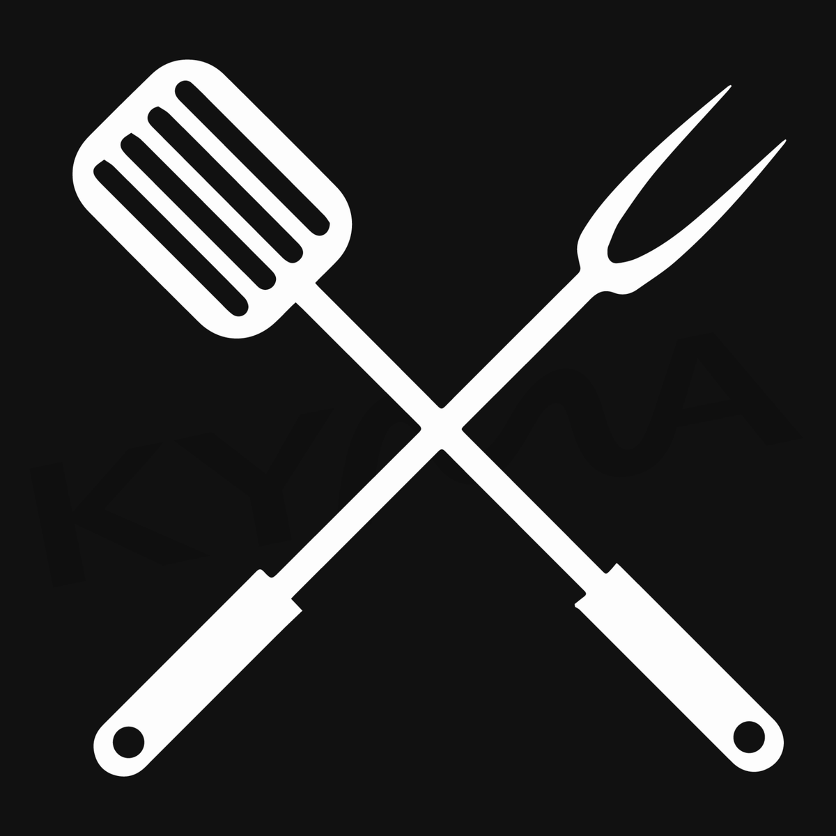 Espátula y Tenedor BBQ Transfer DTF