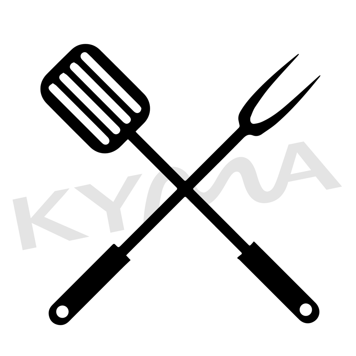 Espátula y Tenedor BBQ Transfer DTF